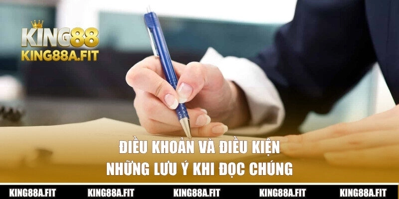 Những lưu ý khi bạn đọc điều khoản điều kiện tại nhà cái
