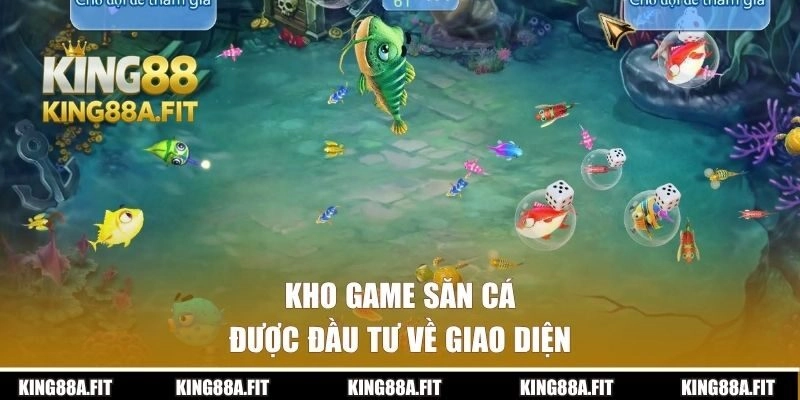 Kho game săn cá được đầu tư về giao diện