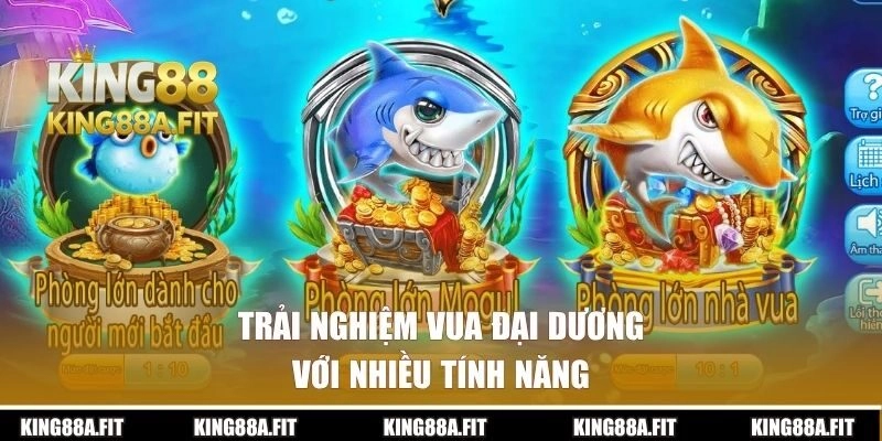 Trải nghiệm Vua Đại Dương với nhiều tính năng